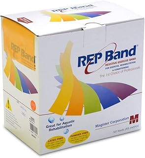 Fabrication Ent REP Band Exercise Band - Latex Free - 50 Yard - Peach, Level 1
