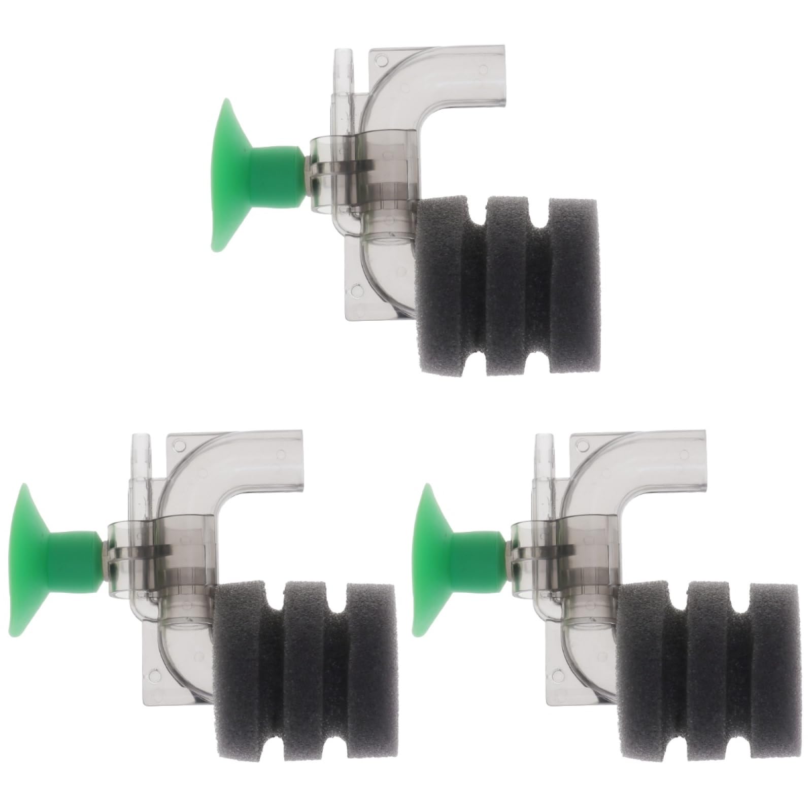 POPETPOP Filtro de esponja para acuario, mini filtro de esponja, filtro de aire para 3 piezas de miniesquina bioquímica para acuario de esponja, filtro de aire