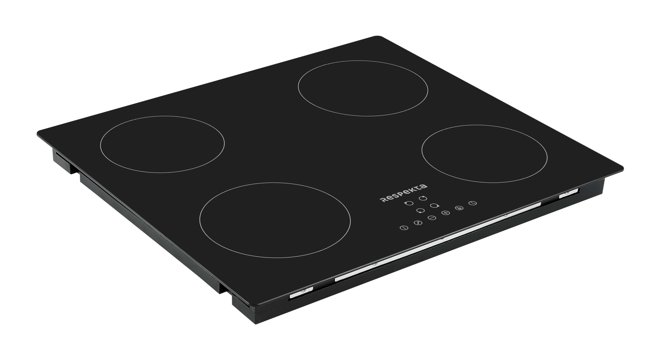 Respekta Allexus Placa de inducción de 60 cm / 4 zonas de cocción/inducción / 9 niveles de potencia/Touch Control/Booster & ECO function/bloqueo para niños/temporizador/negro / KM4295I-19