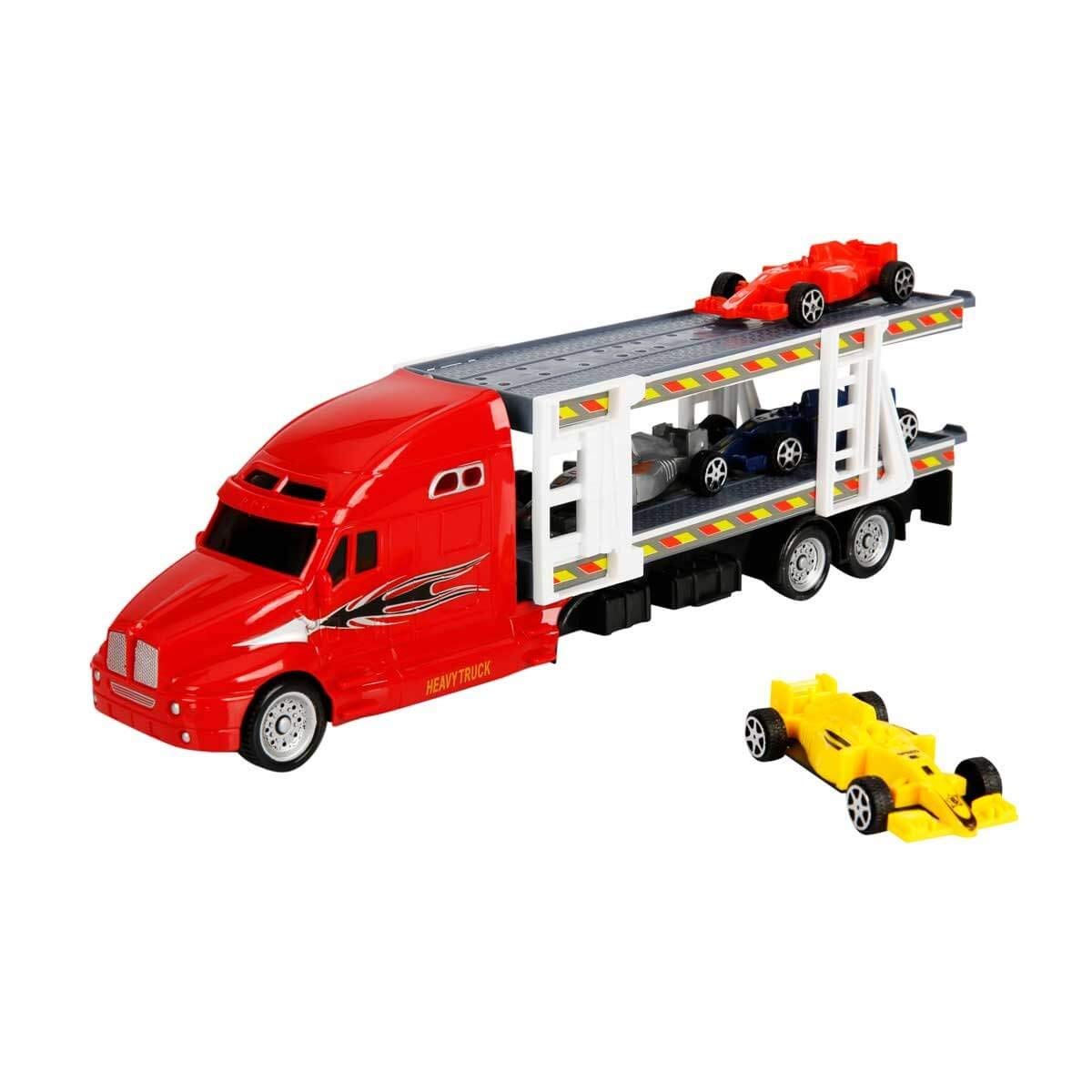 Maxx Wheels 1/48 Transporter 2 Katli 4 Araçli 30Cm.Fr.3R.