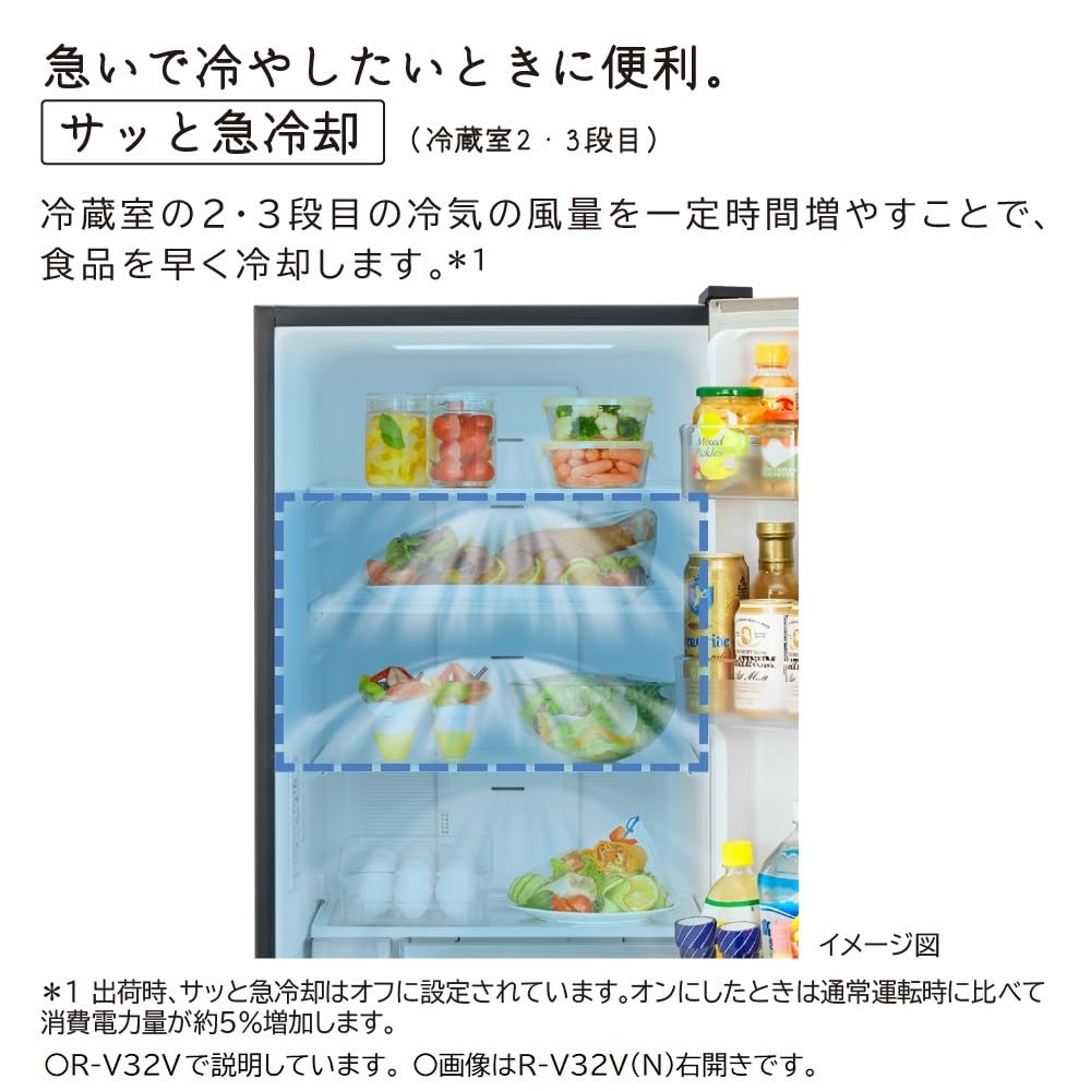 日立 ノンフロン冷蔵庫 R-V32VL(N) 315L Amazon | 日立 冷蔵庫 幅54cm 315L 左開き R-V32VL N ライト