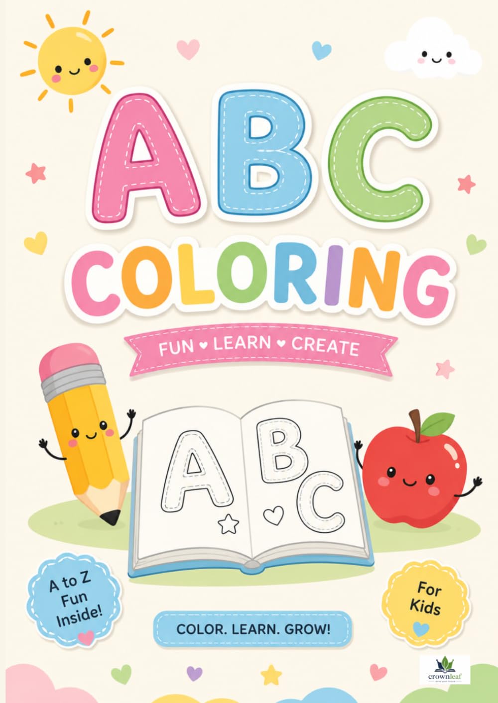 ABC colouring book: Fun Alphabet Activities For Kids
