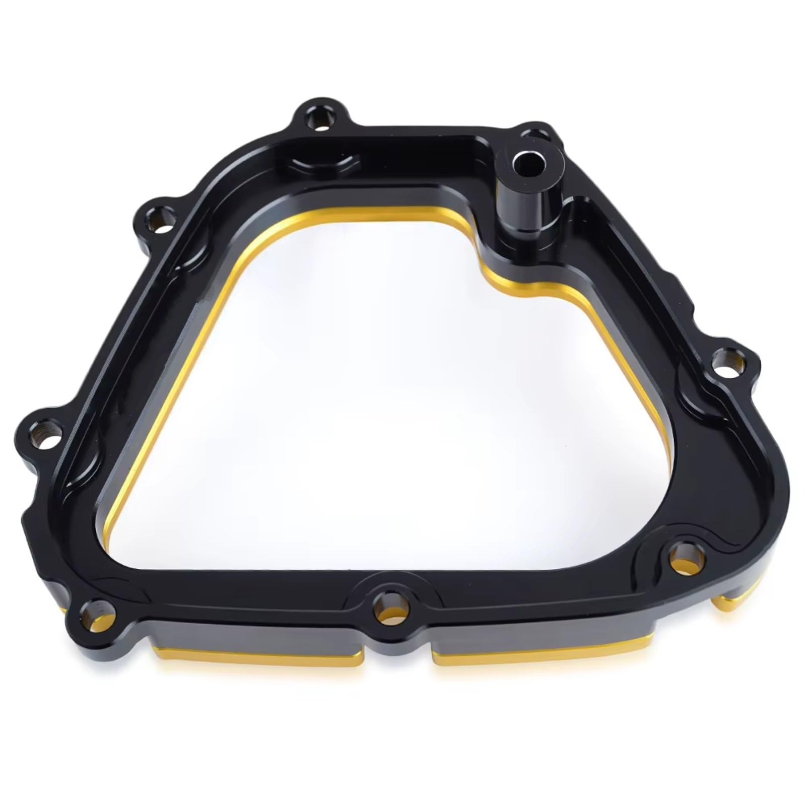 Vordere Kettenradabdeckung Motor Motorrad Für Yamaha Für MT09 Für FZ09 Moto Ritzelabdeckung | Schützen Sie den Kettenbereich vor Sand und Steinen.(Black)