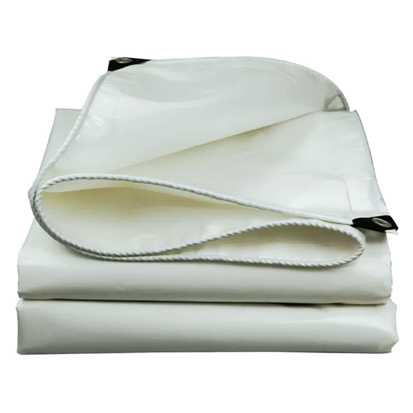 Lona de PVC blanca resistente para evitar humedades en madera y camping exterior