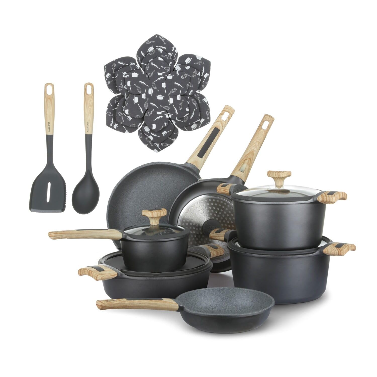 Casseroles induction KASANOVA Evolution pour cuisiner sainement sans attacher