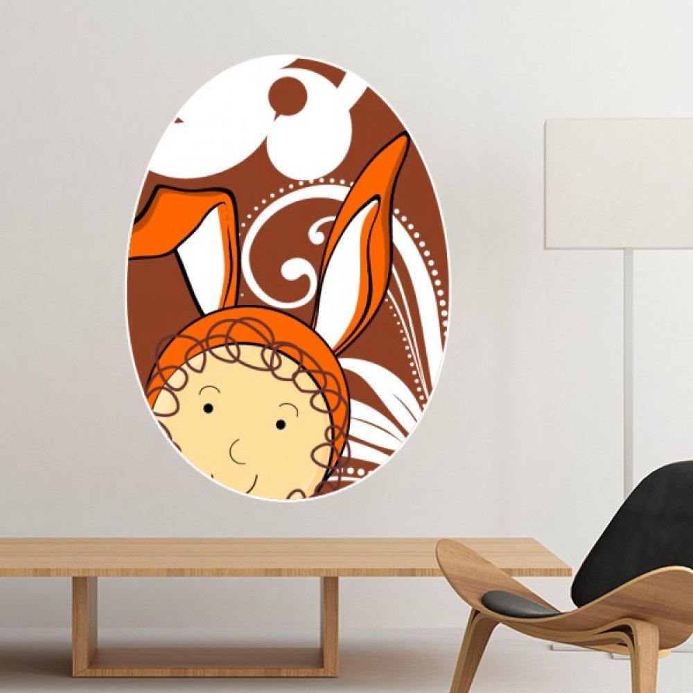 Sticker Mural Pâques Religion Christianisme Autocollant Chambre Enfant