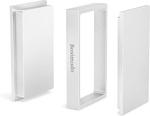 Miniatura 29 de [1X1] Molde de preprensa sólido 6061 Molde de preprensa de aluminio para prensado de flores (blanco plateado 1 x 1)