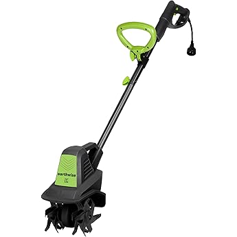 Earthwise TC70016 16-Inch 13.5-Amp Corded Electric Tiller/Cultivator, Grey
