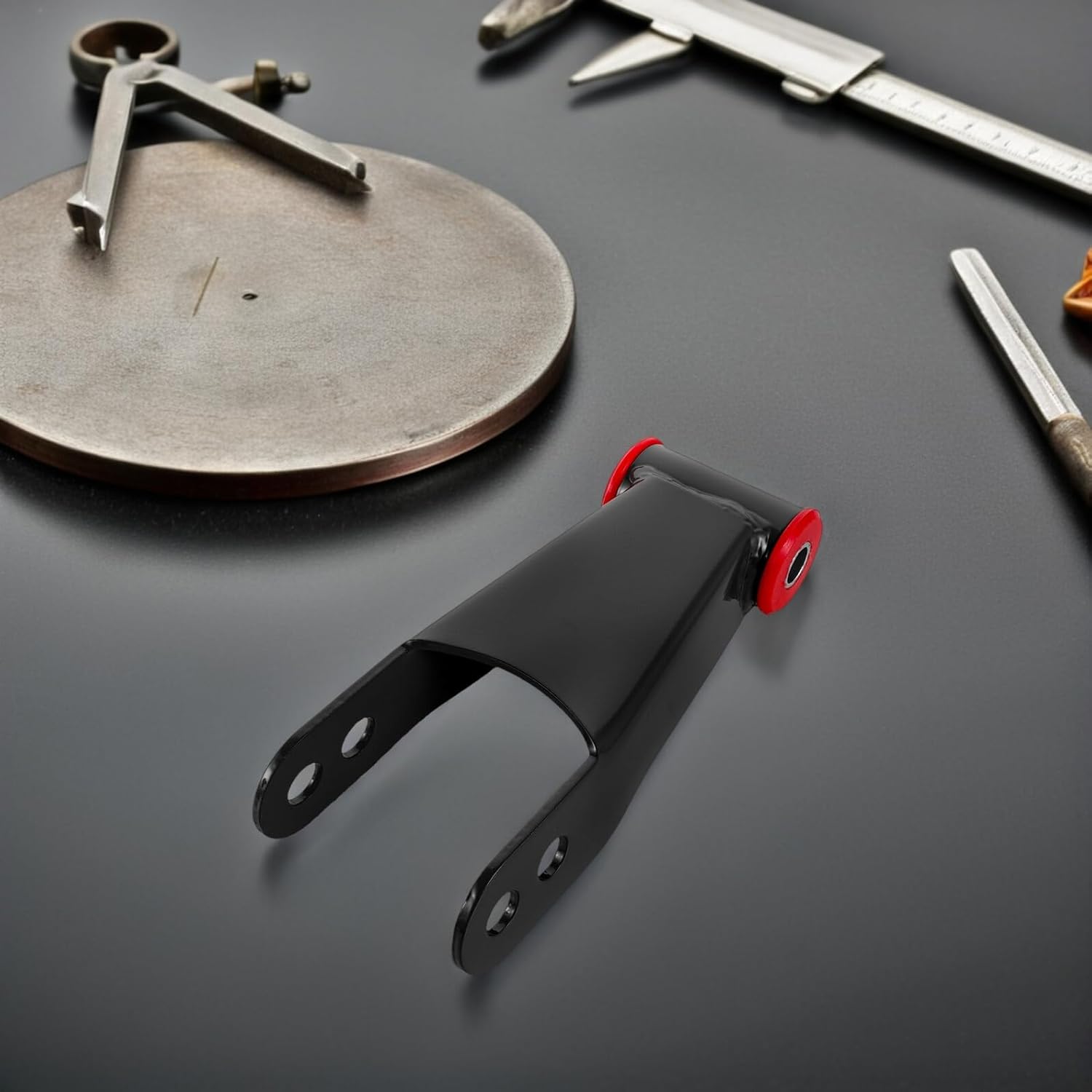 PRETYZOOM 2-inch Rear Leaf Spring Shackle Kit 2-pcs Metal Vehicle Drop Shocks Rear Lowering Suspension Replacement for Full-size Pickup Trucks C1500 C2500