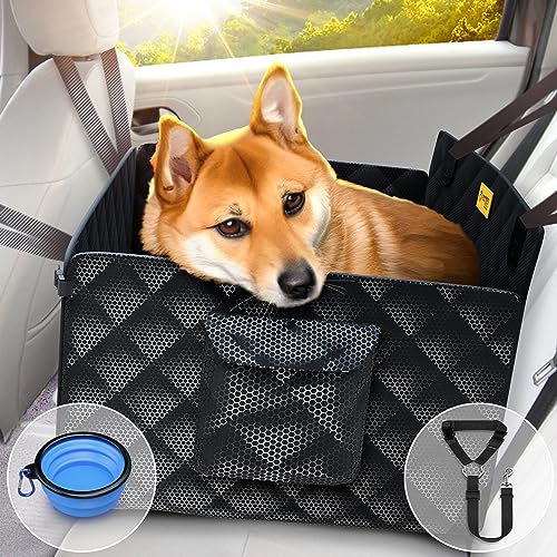 PETPROVED Seggiolino Auto per Cani Seggiolino per Cani da Auto Impermeabile Sedili Posteriori Trasportino Cane Trasporto Cane