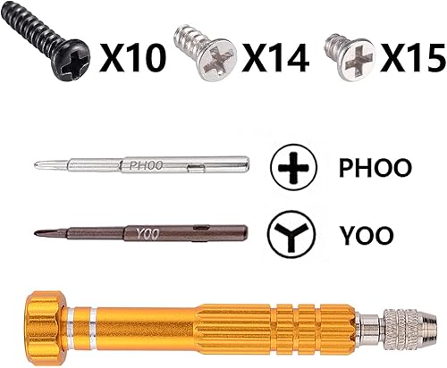 Miniatura 8 de eXtremeRate Controlador de repuesto ABXY Direction Home Capture + - Botones de gelatina, dos tonos azul rojo y transparente con símbolos de teclas