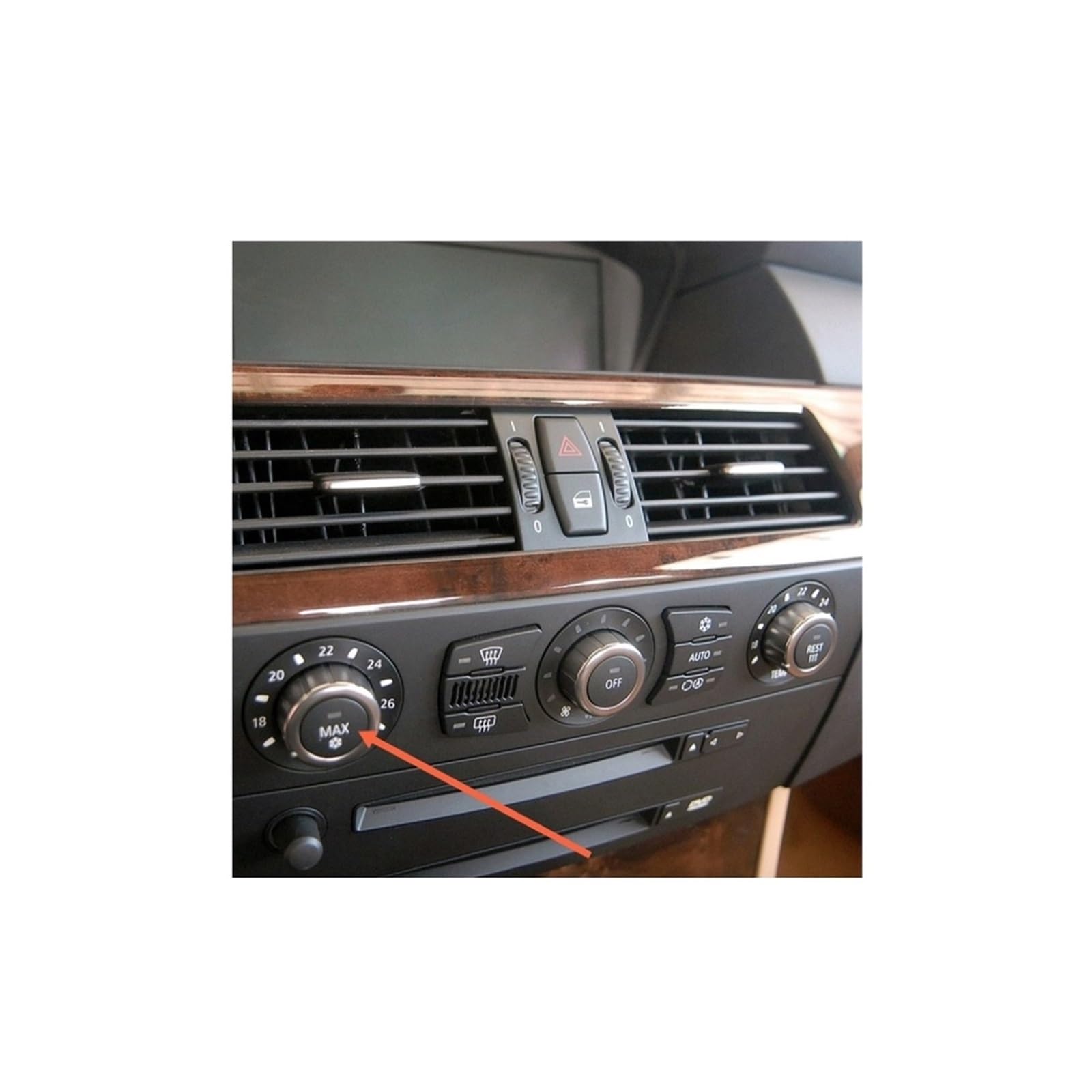 Amazon.co.jp: 空調パネルノブ調整スイッチ古い互換性 BMW E60 E63 520 
