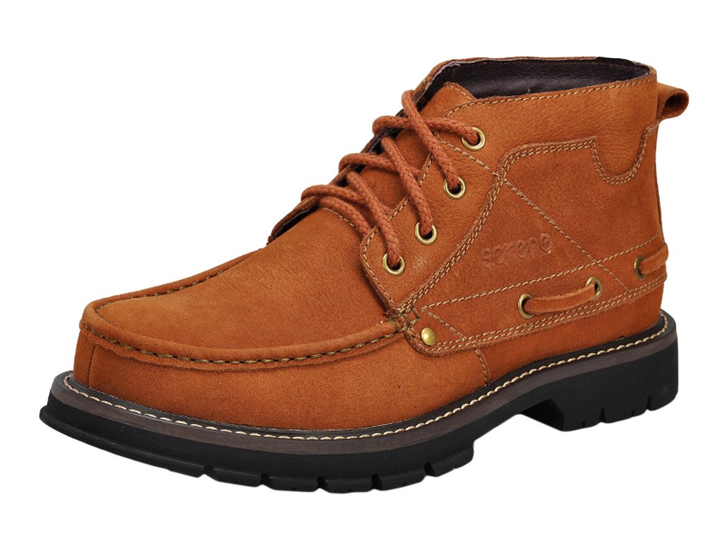 Serene Mens Retro Casual Fashion Dunk High Lace Up Oxfords Sneakers