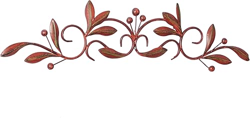 Miniatura 4 de Deco 79 - Decoración de pared de metal, 30 pulgadas por 7 pulgadas