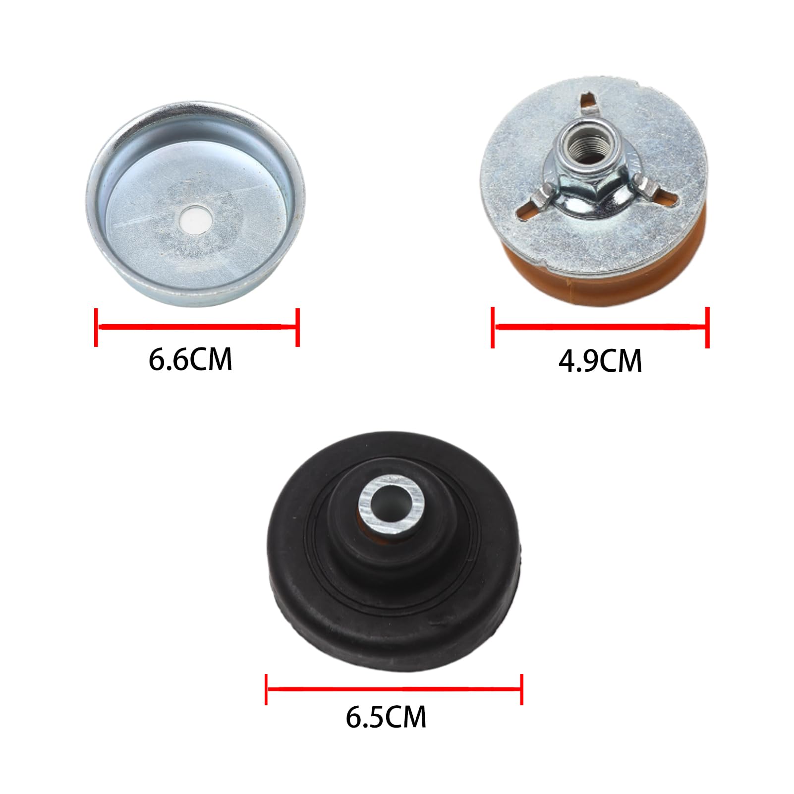 Konuooer Kit Réparation Palier Suspension Arrière Gauche/Droite - Compatible BMW Série 1, 3 & X1 (E81 E82 E84 E87 E88 E90 E91 E92 E93)