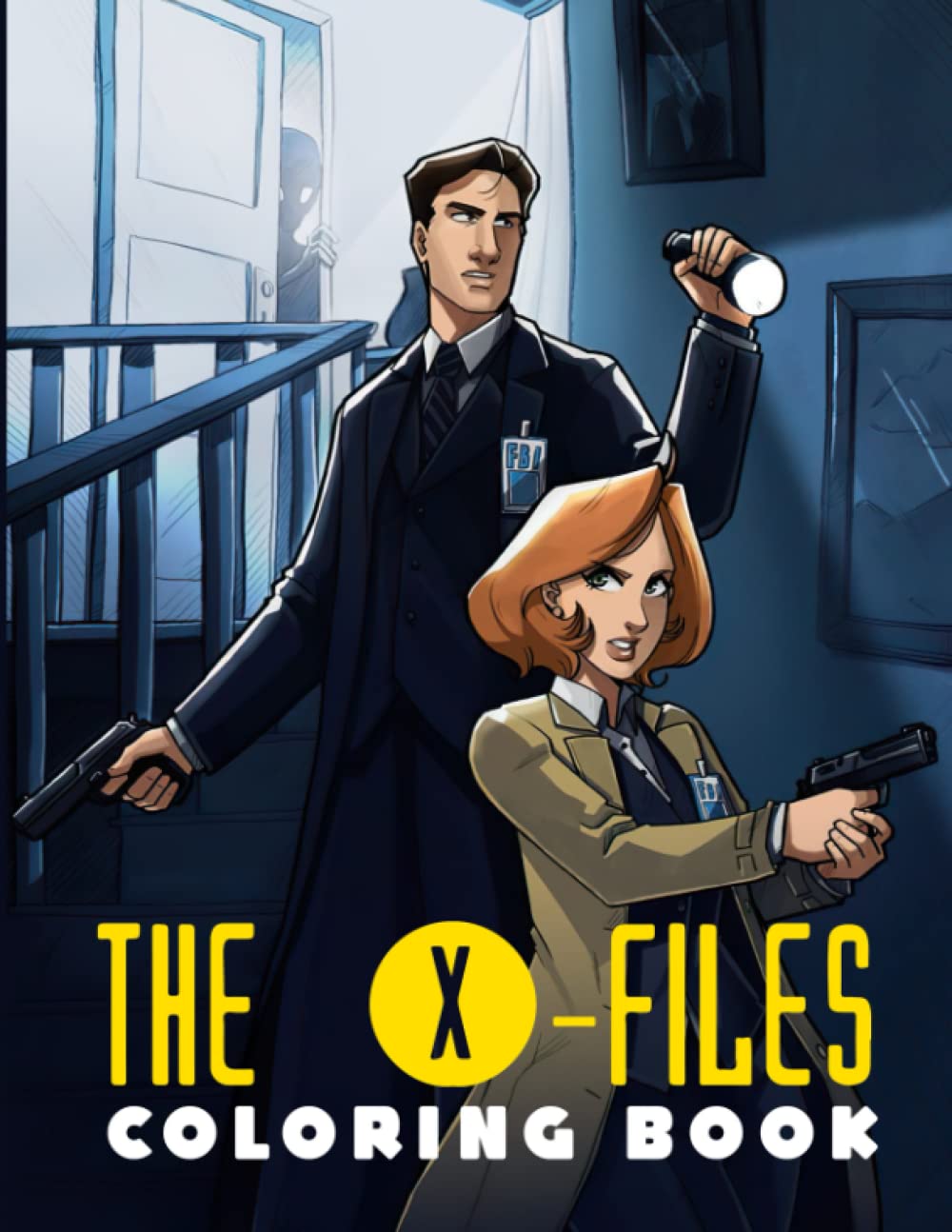 The Coloring Book: Art X-files High Quality Adult Books Exclusive Illustrations