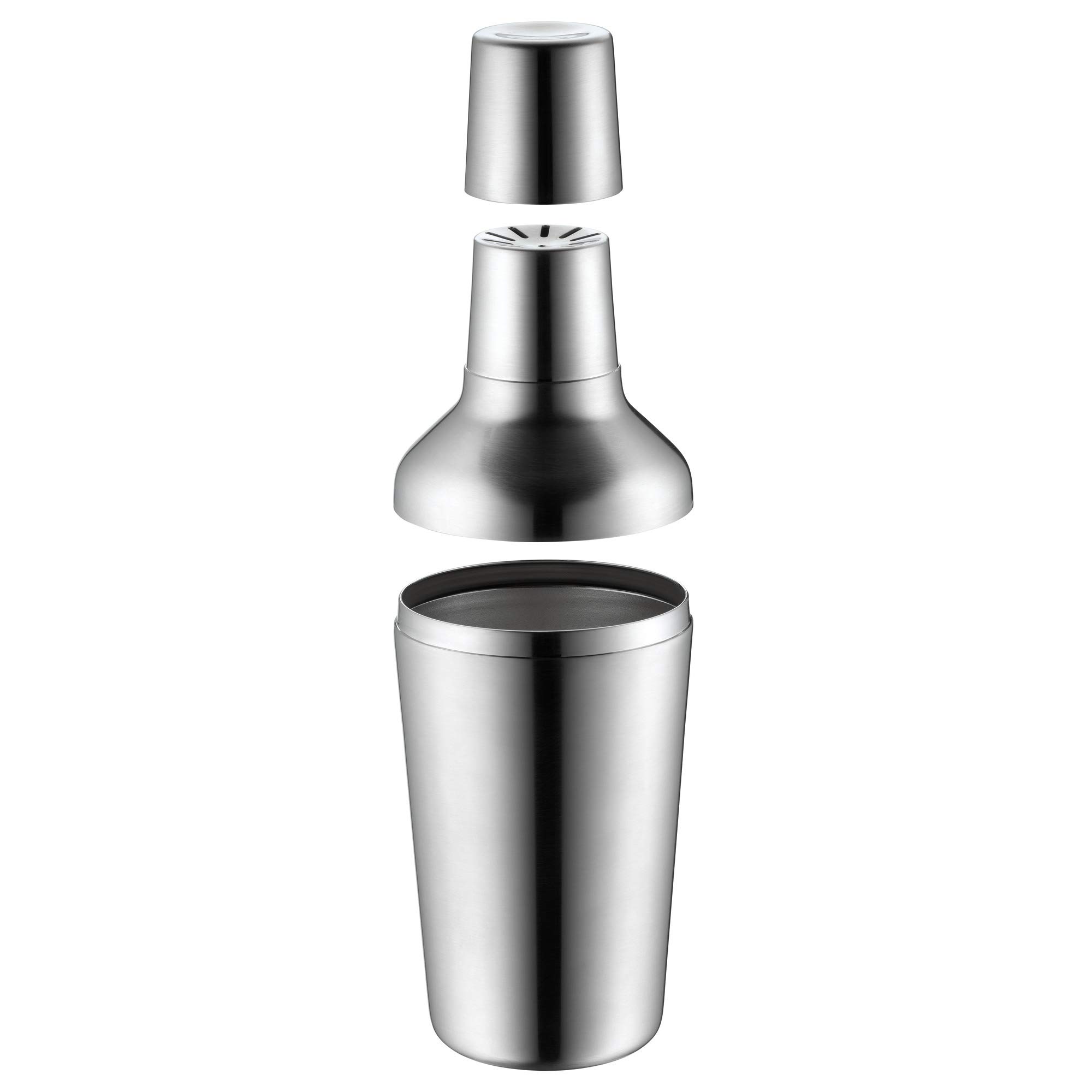 WMF Matroschka Cocktail Set 5-teilig, Barset mit Edelstahl Cocktail Shaker 700ml, Barmaß, Cocktail Sieb & Loft Barmaß, mit 2 Einheiten, 2 cl und 4 cl, kleiner Messbecher für exaktes Dosieren