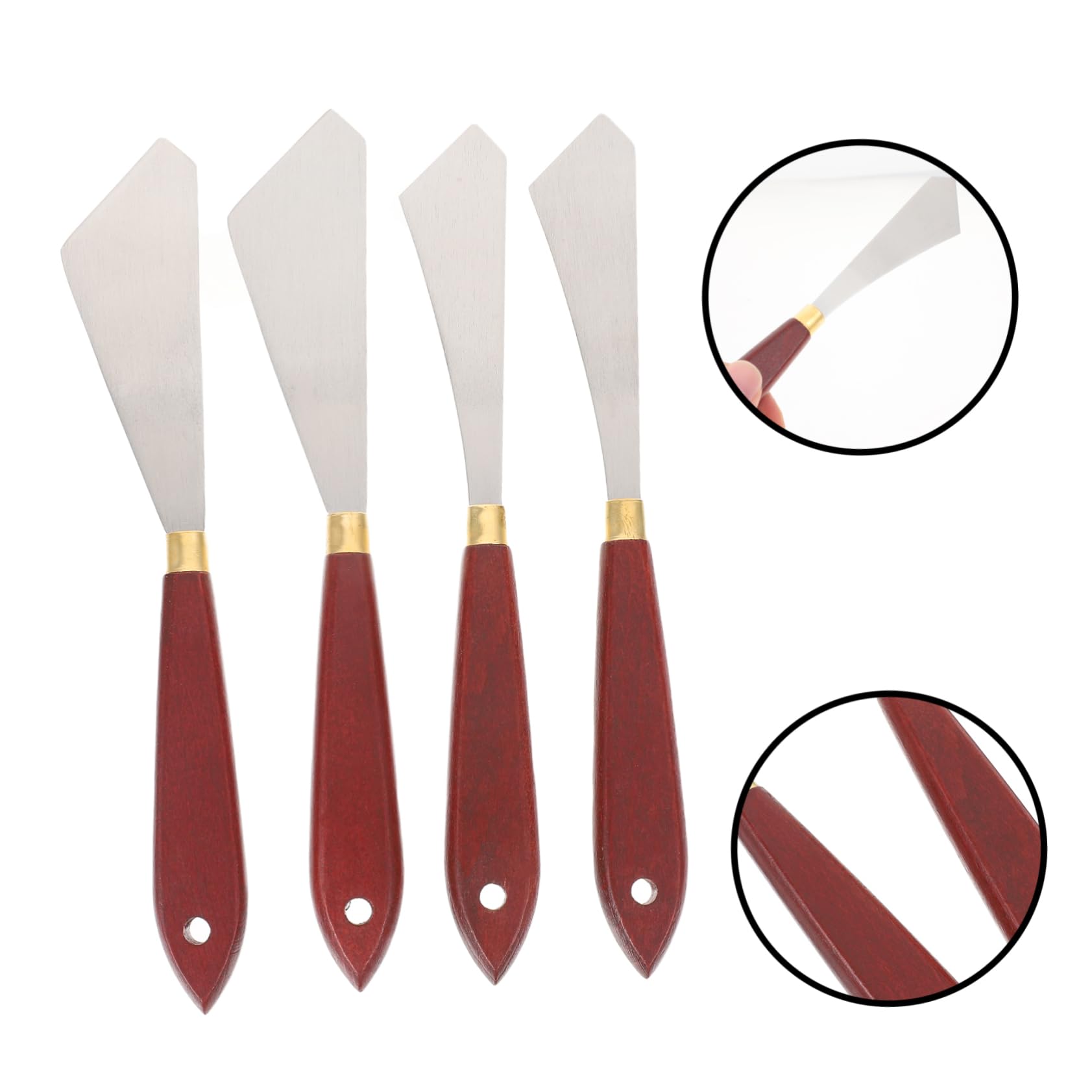 NUOBESTY 16piezas Raspadores Para Pintura Espátulas Artísticas Para Mezcla De Pigmentos Herramientas De Pintura Prácticas Para Artistas y Estudiantes