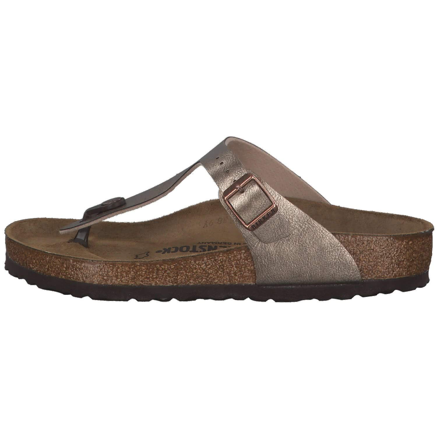 Birkenstock Gizeh Birko-Flor Vernis, Tongs Femme