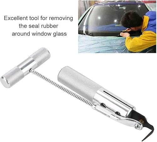 Miniatura 2 de Herramienta de extracción de parabrisas, removedor de parabrisas profesional para automóvil, herramienta de corte de cuchillas de vidrio, fácil y