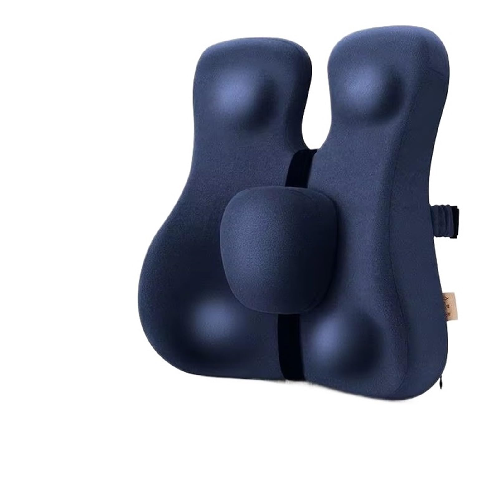 RYNVRNCOE Seat Back Cushion Memory Foam Car Interior Accessories Lumbar Side Support Pillow(Navy)