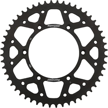 DB Electrical RFE-808-52-BLK Rear Steel Sprocket Black Compatible with/Replacement for Kawasaki KLX 400 R 03