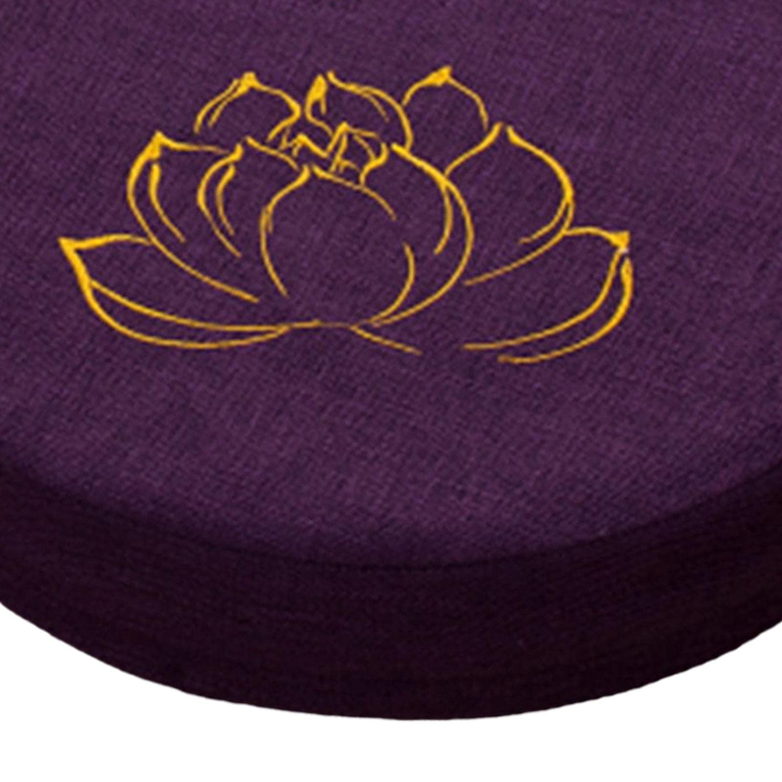 Round Meditation Cushion 40cm Dia with Removable Cover Seating for Indoor Dark Violet 10cm | Home & Garden | Yard, Garden & Outdoor Living | Patio & Garden Furniture | Cushions & Pads-image-46