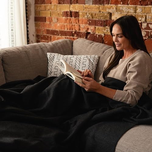 Vista 23 de Arcturus Cobija de lana militar, cálida, gruesa, lavable, para exteriores, campamento, estadio, picnic, viajes; para kit de supervivencia en el Azul