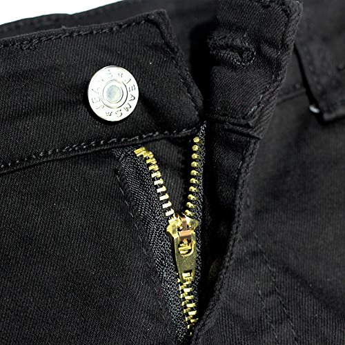 Kihatwin Big Boy's Casual Skinny Ripped Jeans Slim Fit Distressed Zipper Pants with Holes4