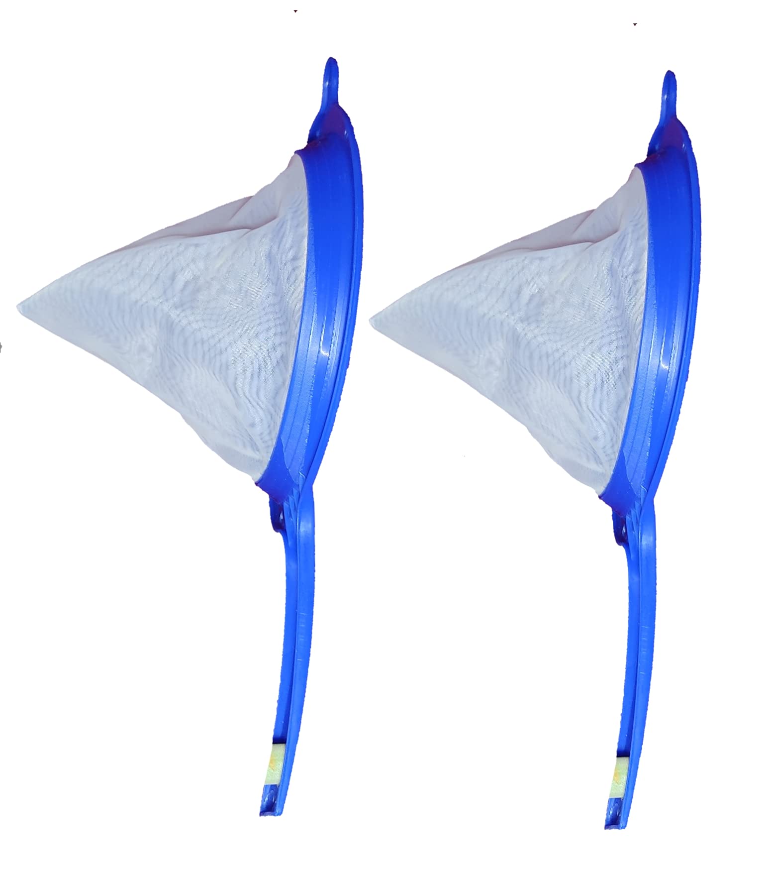 Sanjari Big Size Plastic Water Liquid Strainer Filter Milk Strainer Double Mesh Pack of 2 Blue