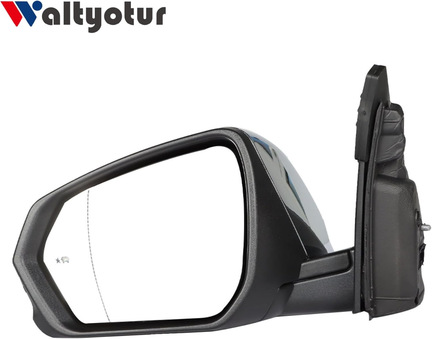 Left Driver Side Chrome Mirror Blind Spot Signal Light 8-Pin Replacement for Equinox 2018 2019 2020 2021 2022 Replacement for 84545949-PFM GM1320595