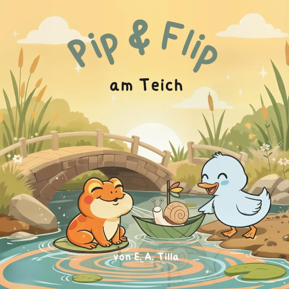 Pip & Flip am Teich