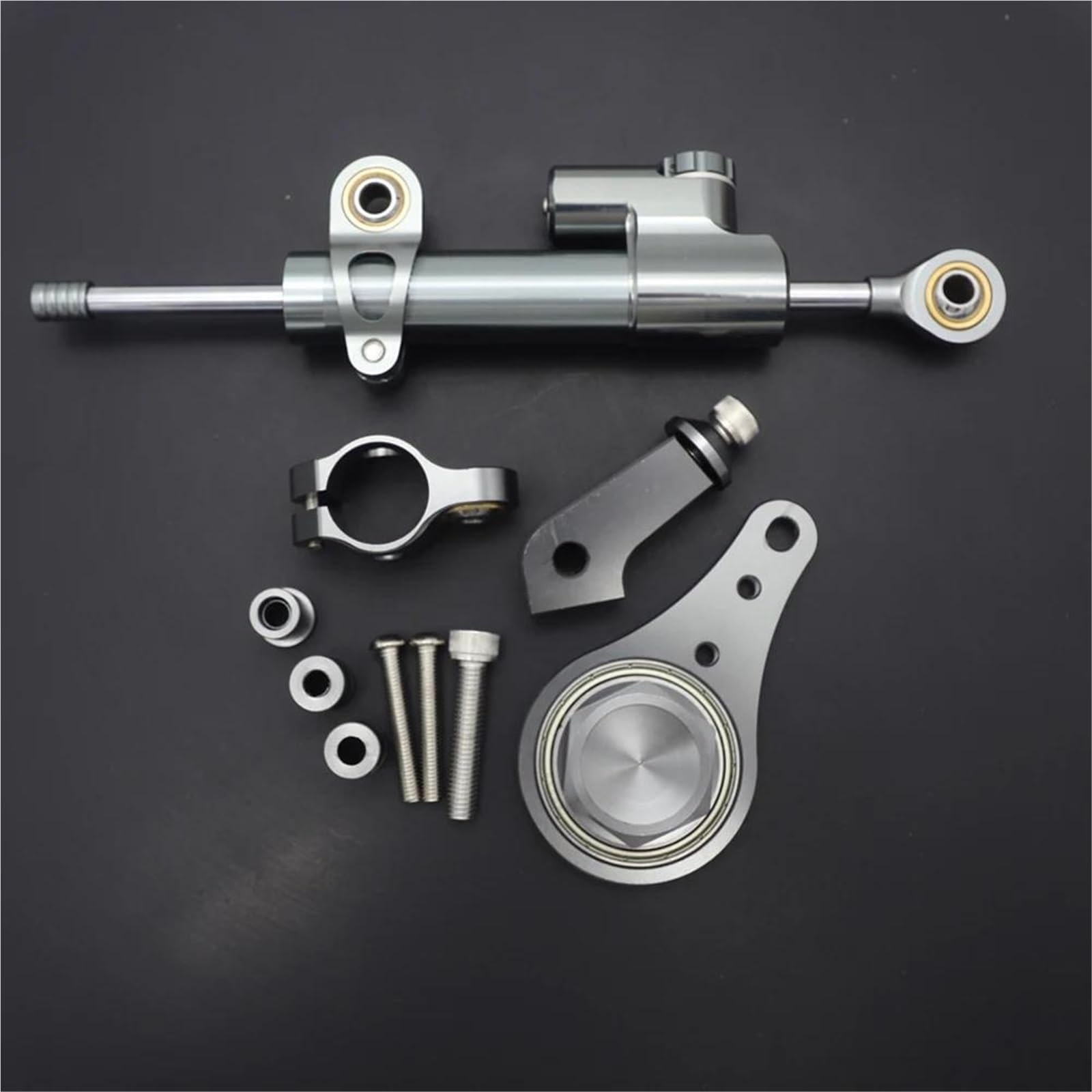 Ammortizzatore Di Sterzo Per Moto Per Kawasaki Per Ninja Per ZX6R 636 2005 2006 Con Kit Di Montaggio E Staffa Di Supporto Moto Sterzo Ammortizzatore(Colore 15)