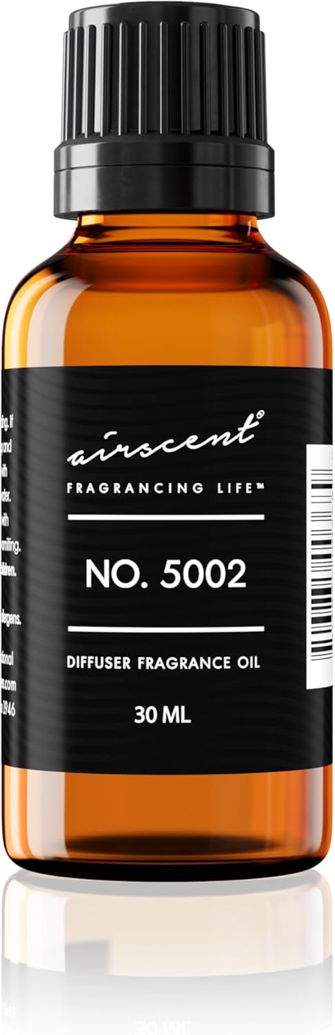 AirScent Creed-Aventus-Inspired Diffuser Oil – No. 5002 Perfume Dupe – Premium Fragrance Oil Blend for Ultrasonic and Waterless Diffusers and Crafting – 30 ml, 1 fl oz Glass Bottle with Dropper