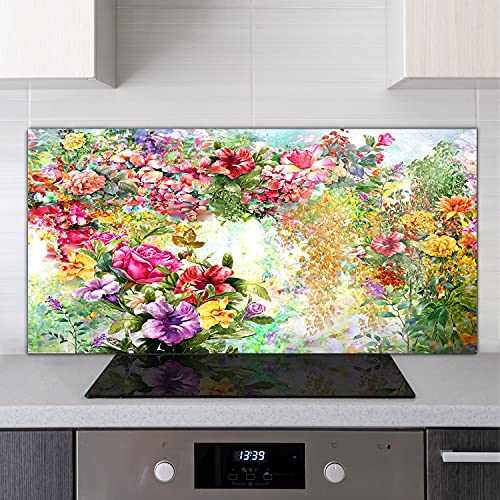 Crédence de cuisine adhésive et dosseret étanche 140x70