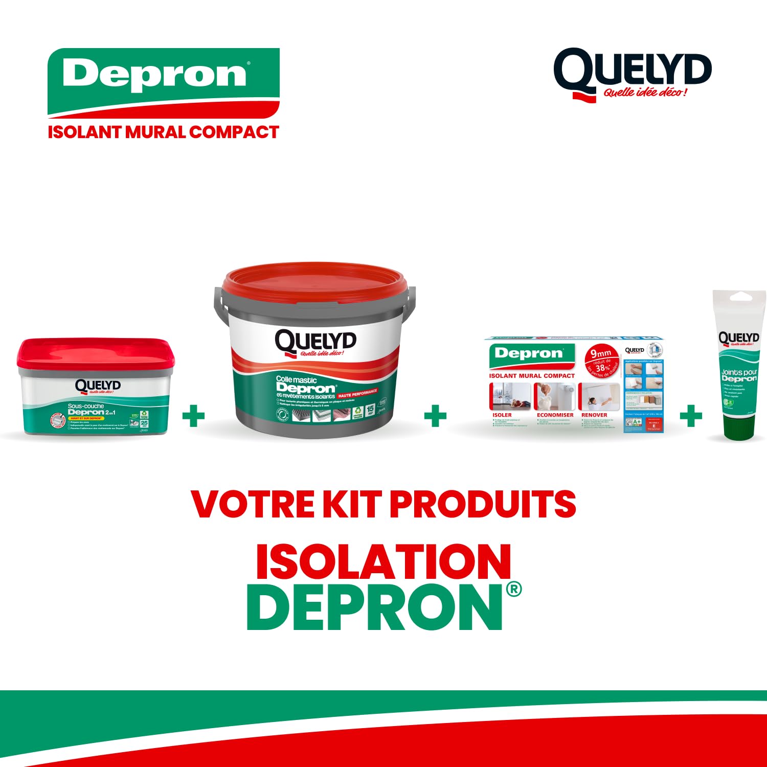 Quelyd Plaques DEPRON Format G9 – Épaisseur 9 mm – Plaque Isolation Thermique – Isolant Murs Intérieurs – Couleur : Blanc – 7 Plaques de 1 m² (100 x 100 cm)