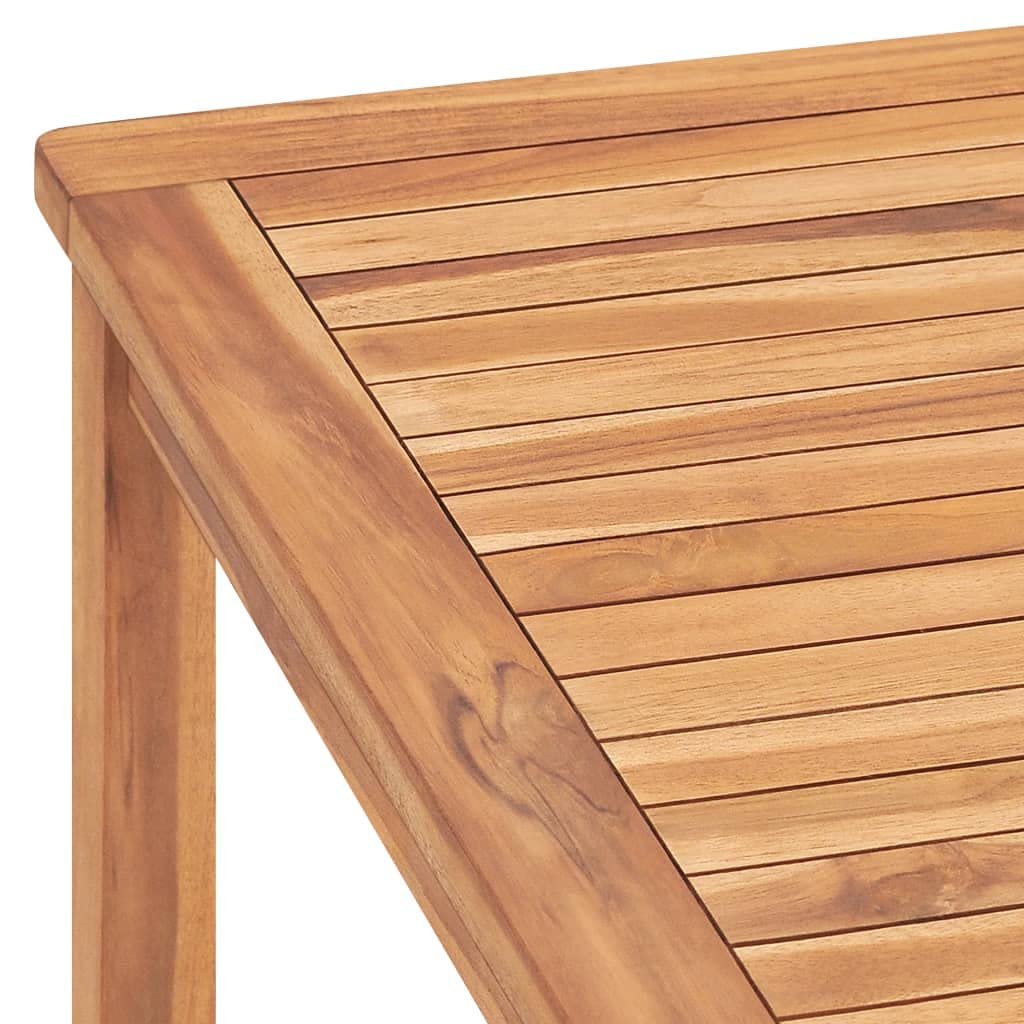 Garten-Esstisch 180x90x77 cm Teak Massivholz