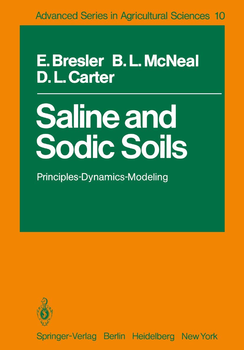 Saline and Sodic Soils: Principlesdynamicsmodeling view 3