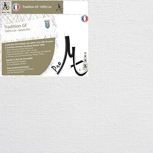 Artist Stretched Blank Painting Canvas Gesso Primed Angle Notches for Wooden Wedges 100% Fine Grain Linen 200x200cm