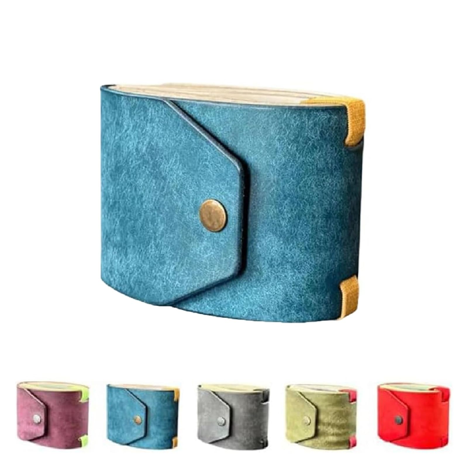 dgdxlmpnr The Cash Wrap Wallet, Fast Cash Access Money Holder For Cash, Leather Money Wallet Organizer, Handy Purse Bands With Magnetic Clasp, Blue, 1 size-picture-33