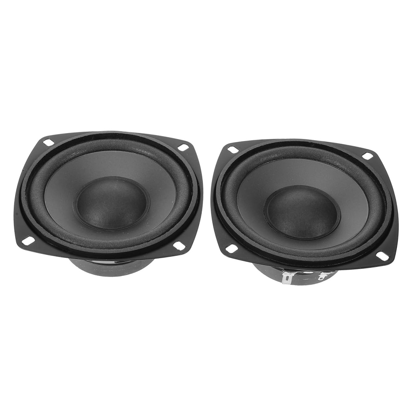 ULTECHNOVO Bocinas de Coche Coaxiales de 4 Pulgadas 600 W en Negro