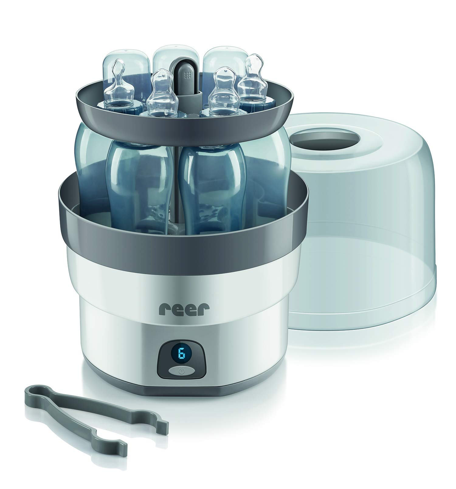 Reer 36010 VapoMax - Vaporizador grande, espacio para 6 viales y accesorios