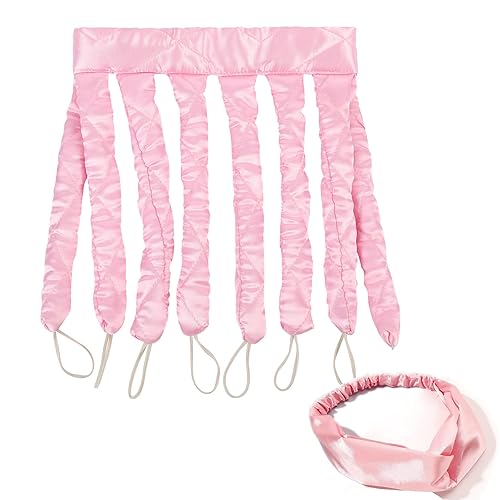 Rodillos de pelo de goma suave Carmoeignin con 8 rizadores banda para el cuidado del cabello herramientas de peinado de bricolaje varita rizadora