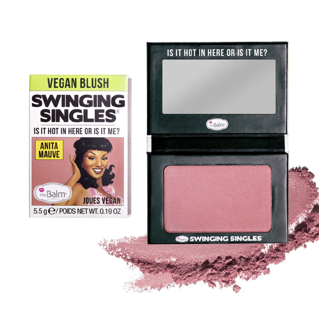 Amazon.com: theBalm Swinging Singles Blush/Shadow, Anita Mauve