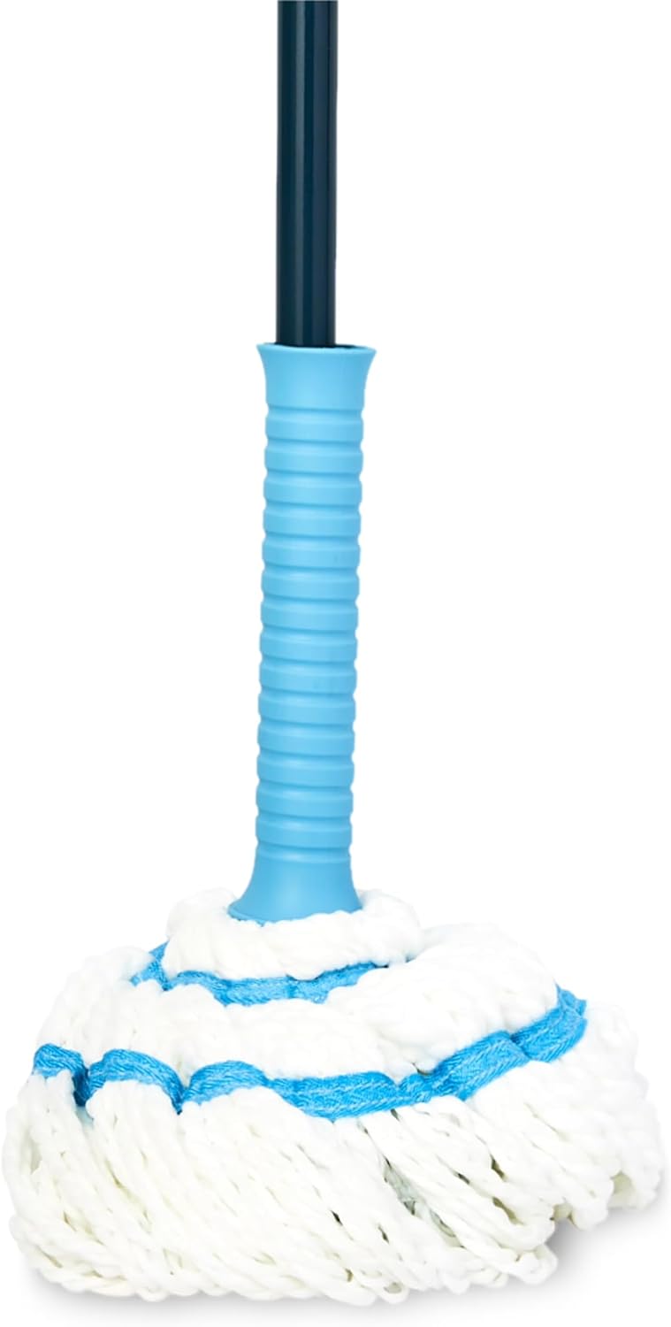 Twist Mop for Floor Cleaning, Self-Wringing, Reusable, Portable