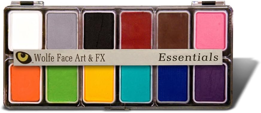 Wolfe FX, Face Art, and FX Essential Hydrocolor Makeup, 12 Color Pallete