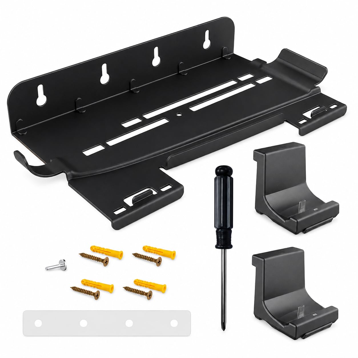 Supporto di ricarica da parete per gamepad con gancio per cuffie, supporto salvaspazio per controller e organizer per accessori