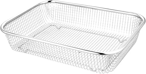 Miniatura 10 de Cabilock Fregadero de acero inoxidable para fregadero de acero inoxidable, colador de malla, platos de secado, cesta de frutas de acero inoxidable,