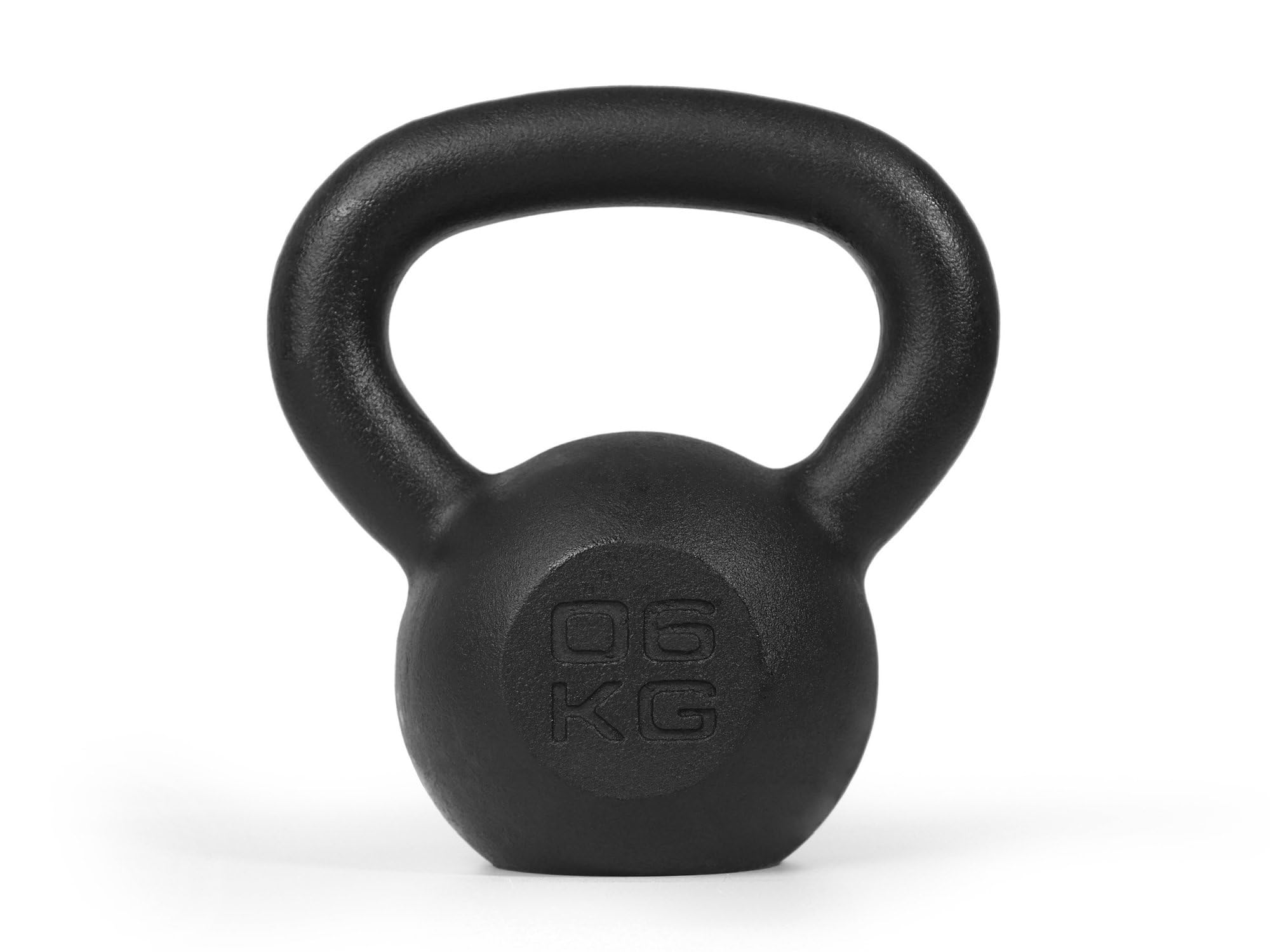 ZIRPO Kettlebell 6, 8, 10, 12, 14, 16, 20, 24 kg, Kettlebell en fonte, poids sphérique en 8 variantes pour la musculation, l'entraînement et le fitness professionnel, certifié sans substances nocives
