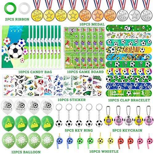 Shinybox 84PCS Football Pinata Anniversaire Garcon, Football Anniversaire Cadeau, Sac Cadeau de Football, Porte Clés… - Image 4